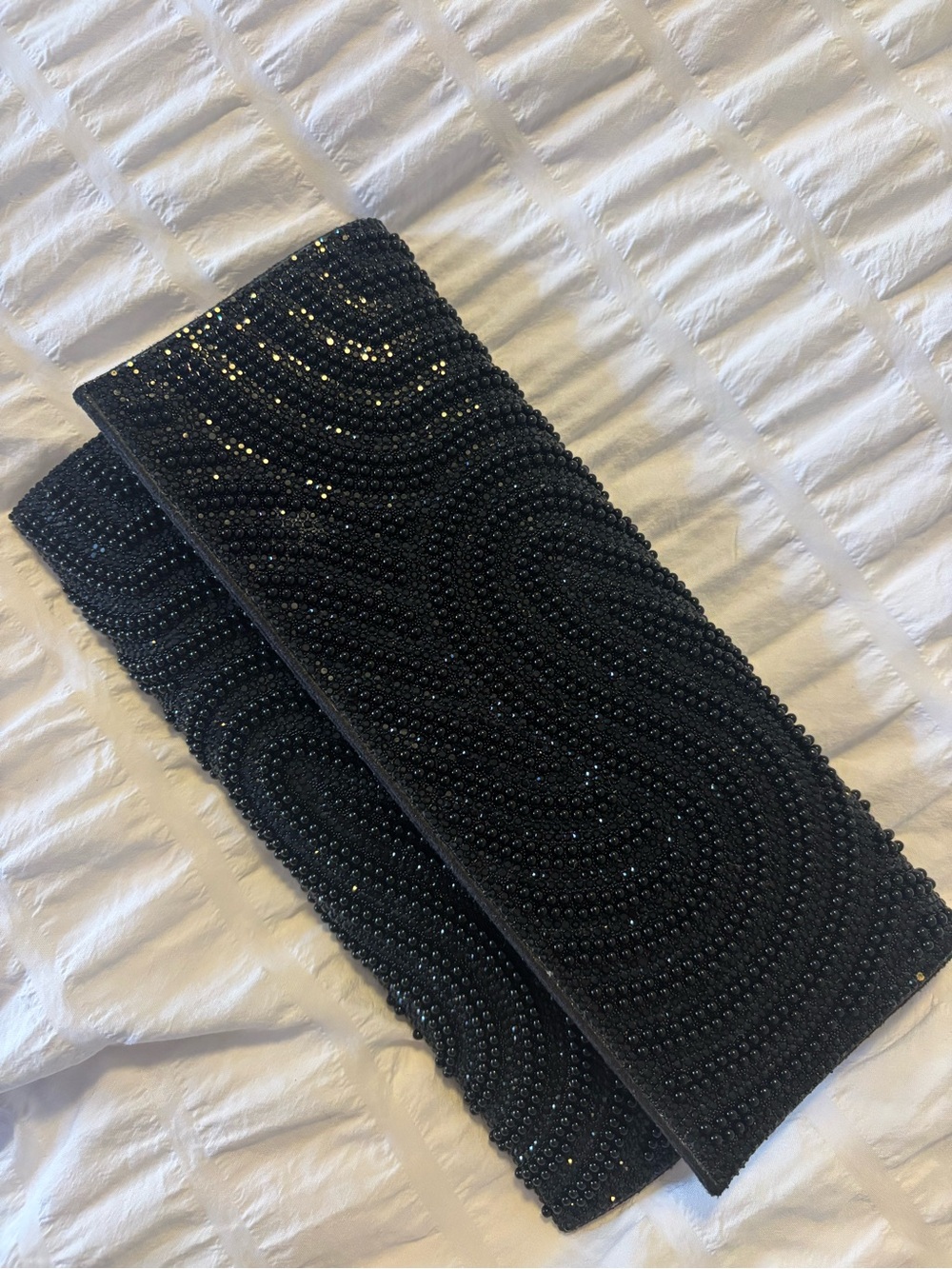 Jewel Badgley Mischka Tina Beaded Swirl Envelope Clutch